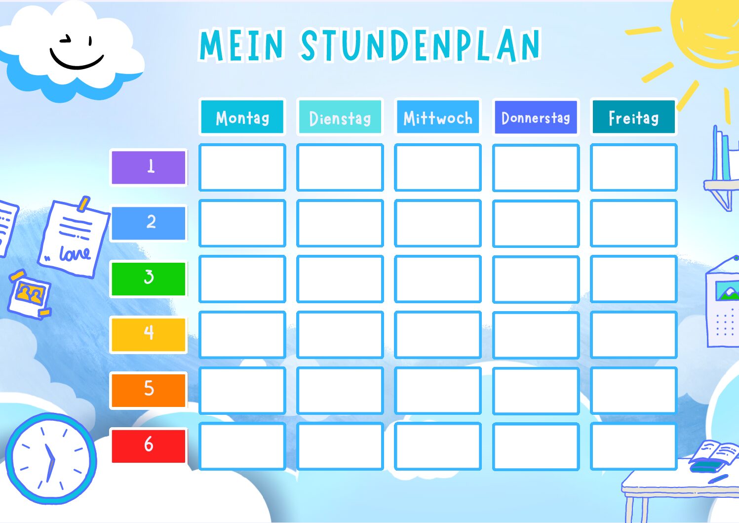 Wolke Sieben Stundenplan